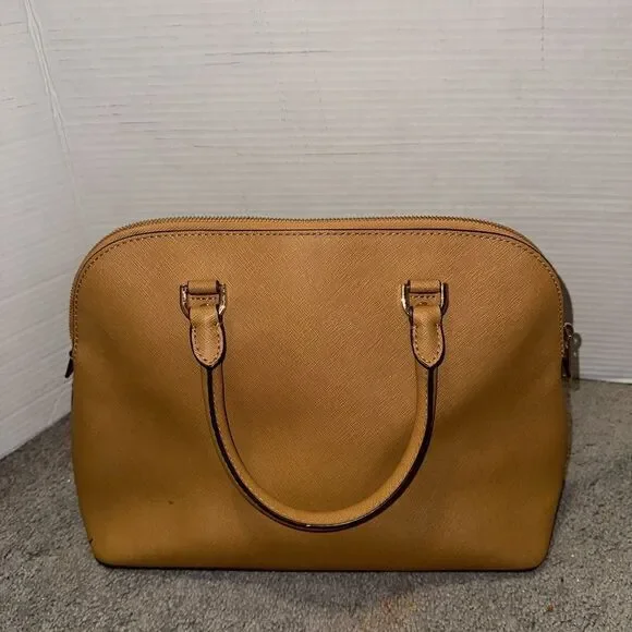 Michael Kors tan leather shoulder purse - Picture 2 of 5